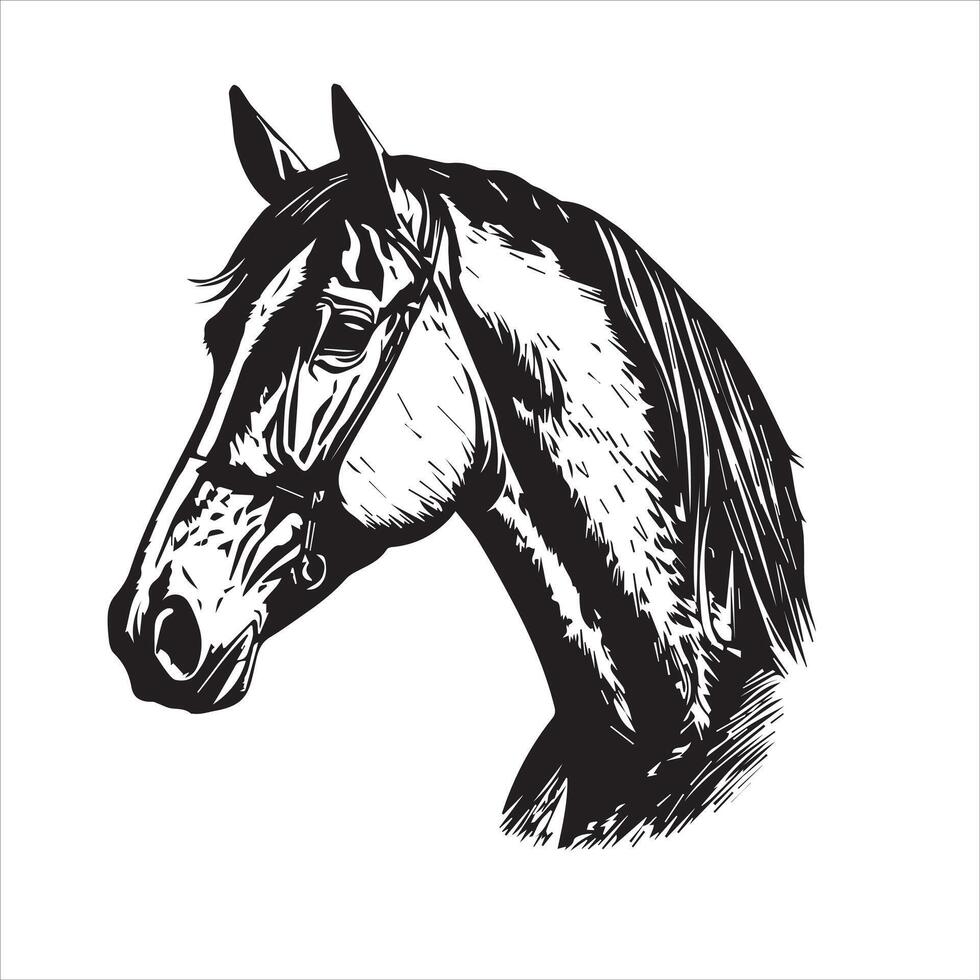 cheval silhouette animal logo noir les chevaux graphique vecteur illustration