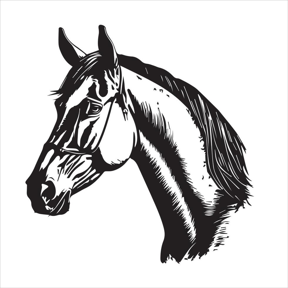 cheval silhouette animal logo noir les chevaux graphique vecteur illustration