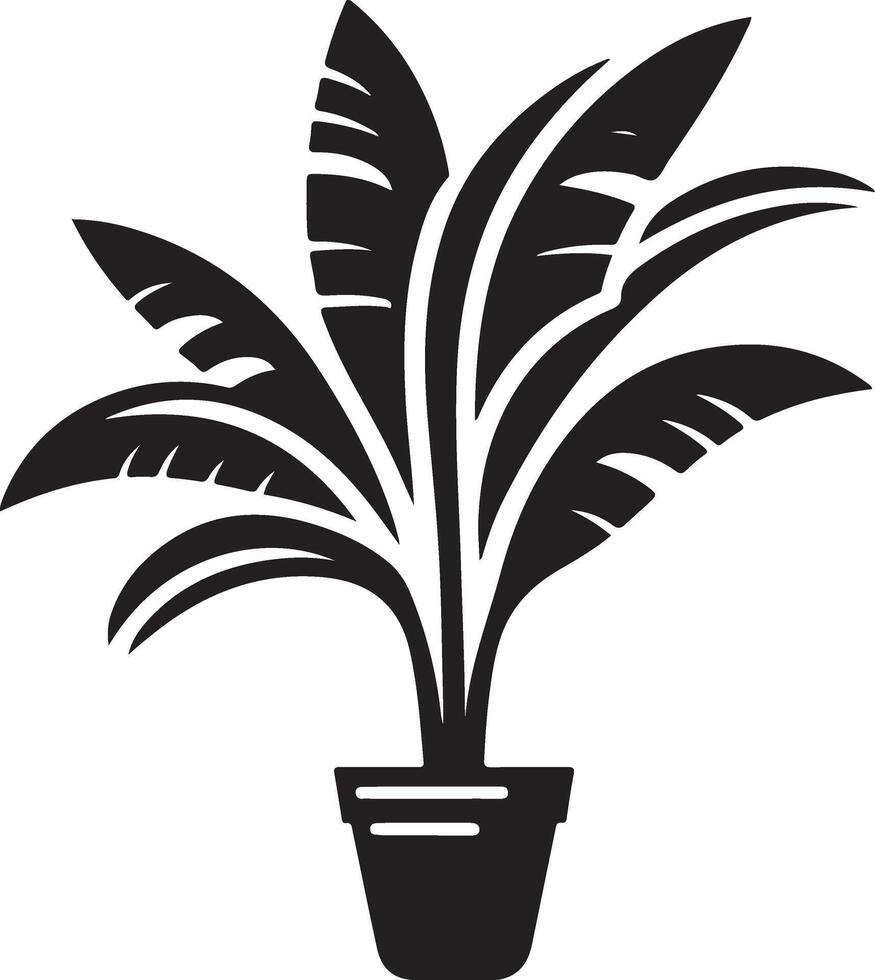 maison plante vecteur icône, clipart, symbole, noir Couleur silhouette 9