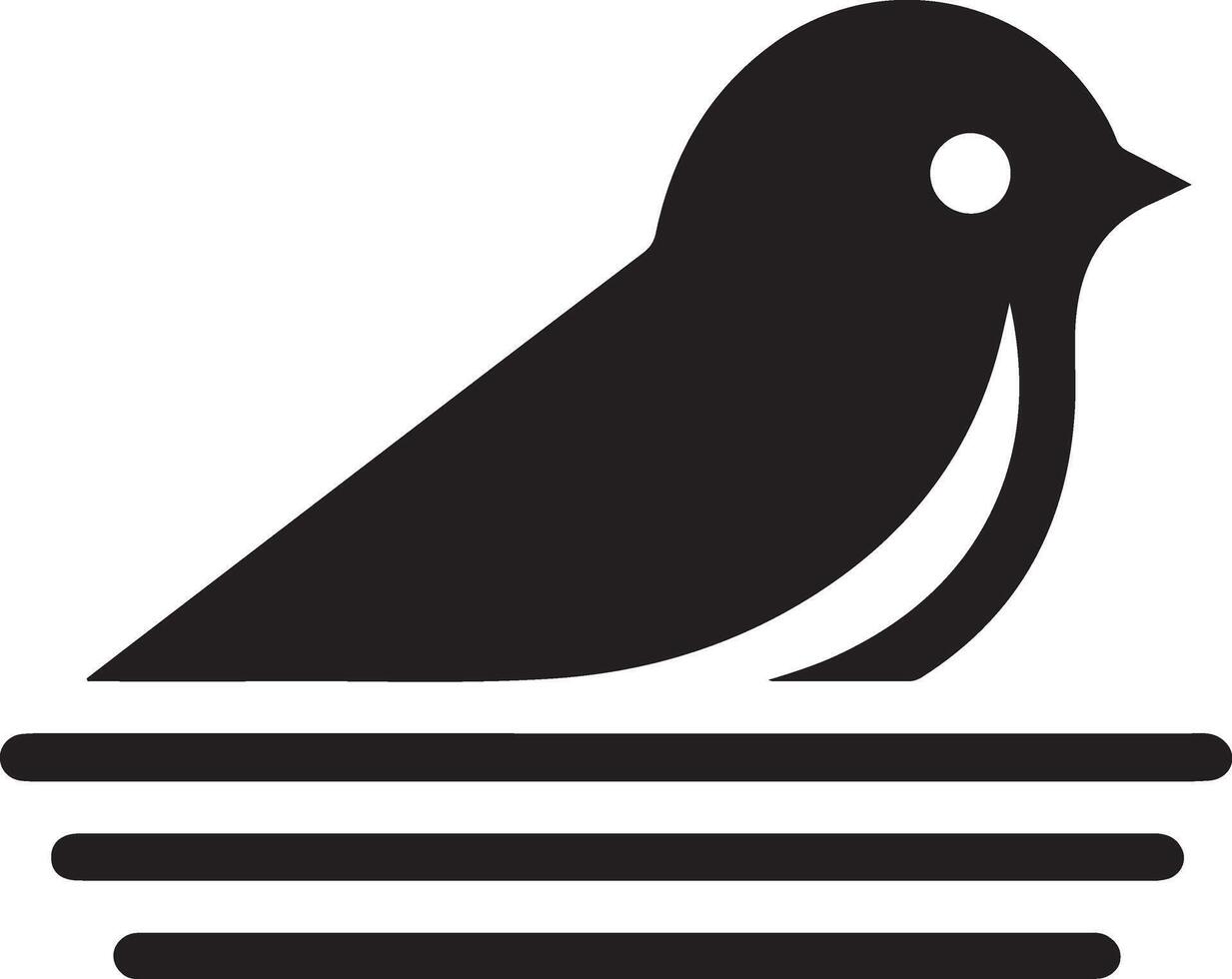 bouvreuil oiseau logo concept, noir Couleur silhouette, blanc Contexte 32 vecteur