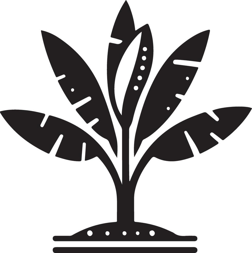 maison plante vecteur icône, clipart, symbole, noir Couleur silhouette 19
