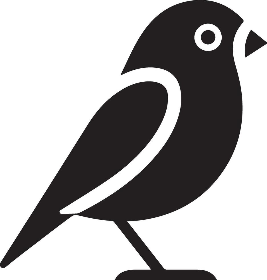 bouvreuil oiseau logo concept, noir Couleur silhouette, blanc Contexte 17 vecteur