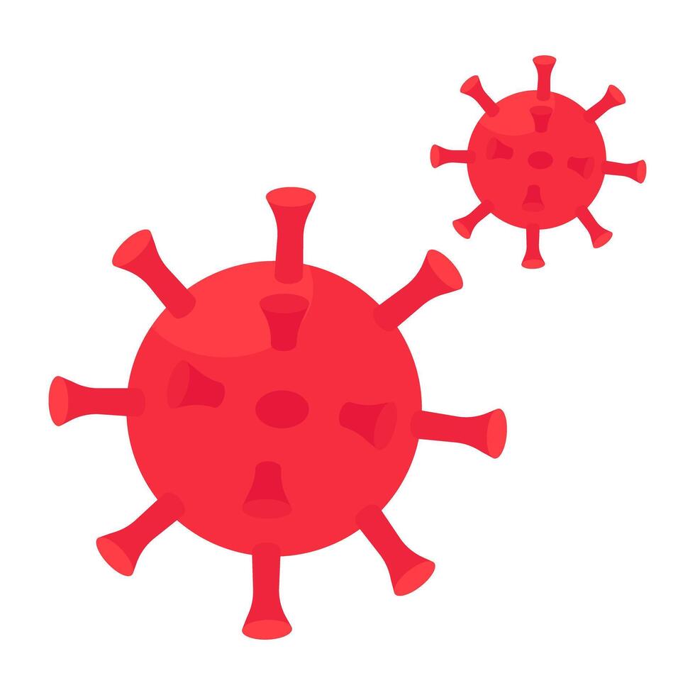 une isométrique conception icône de covid-19 vecteur