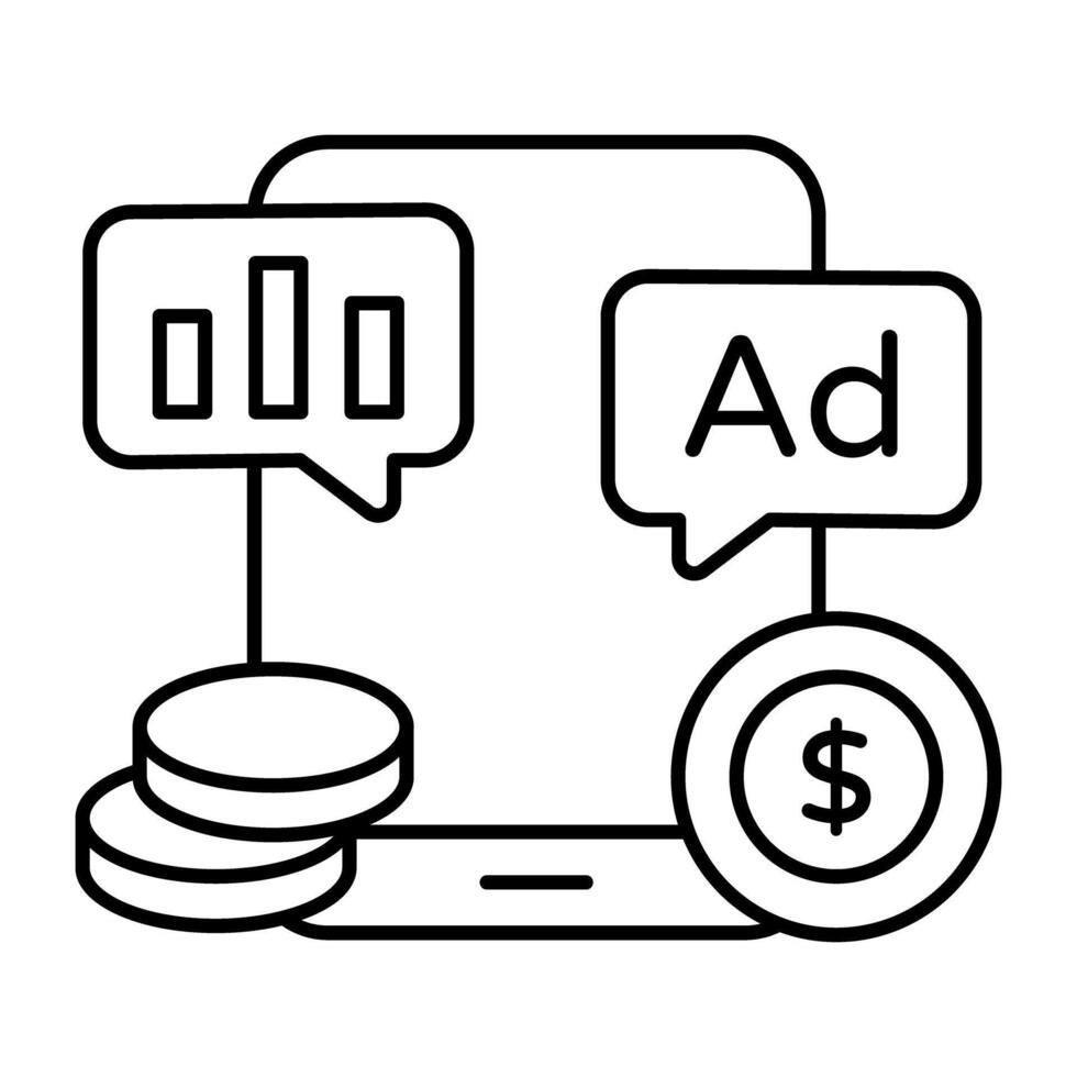 icône de paiement par carte mobile dans un design vectoriel tendance