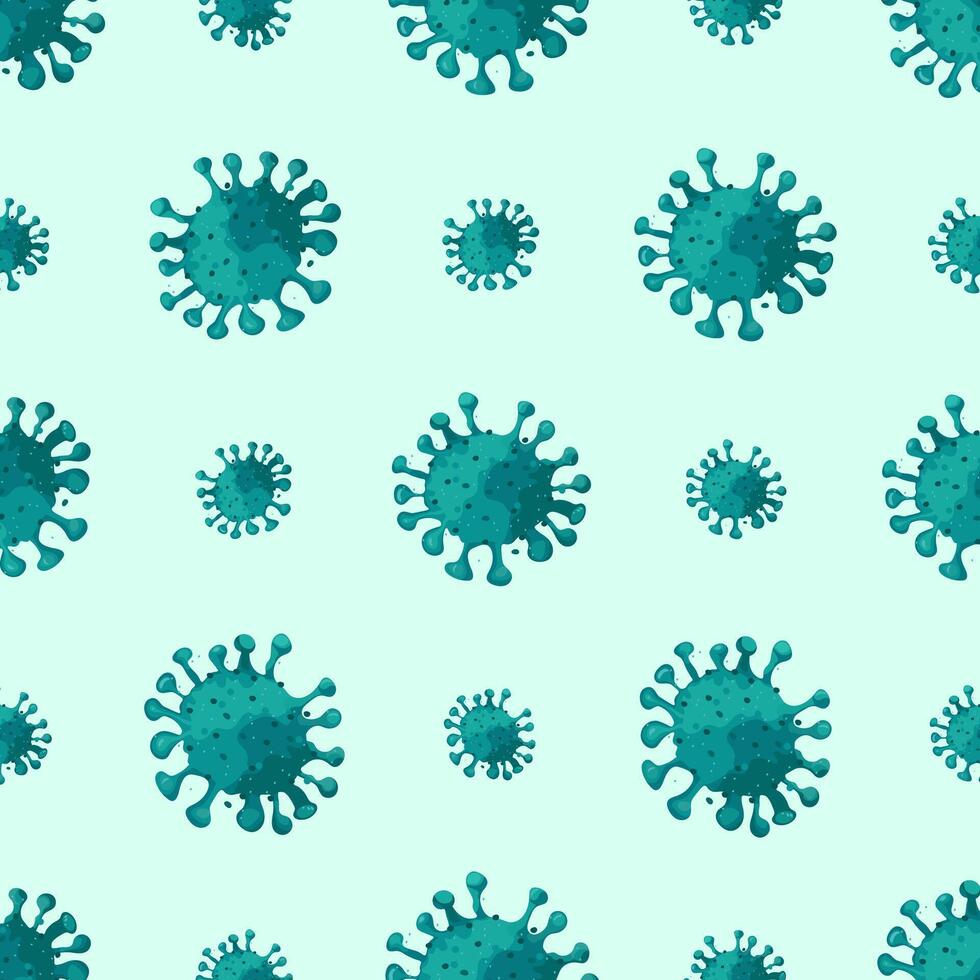 virus, bactéries, microbe. vecteur les bactéries signe dans plat style.