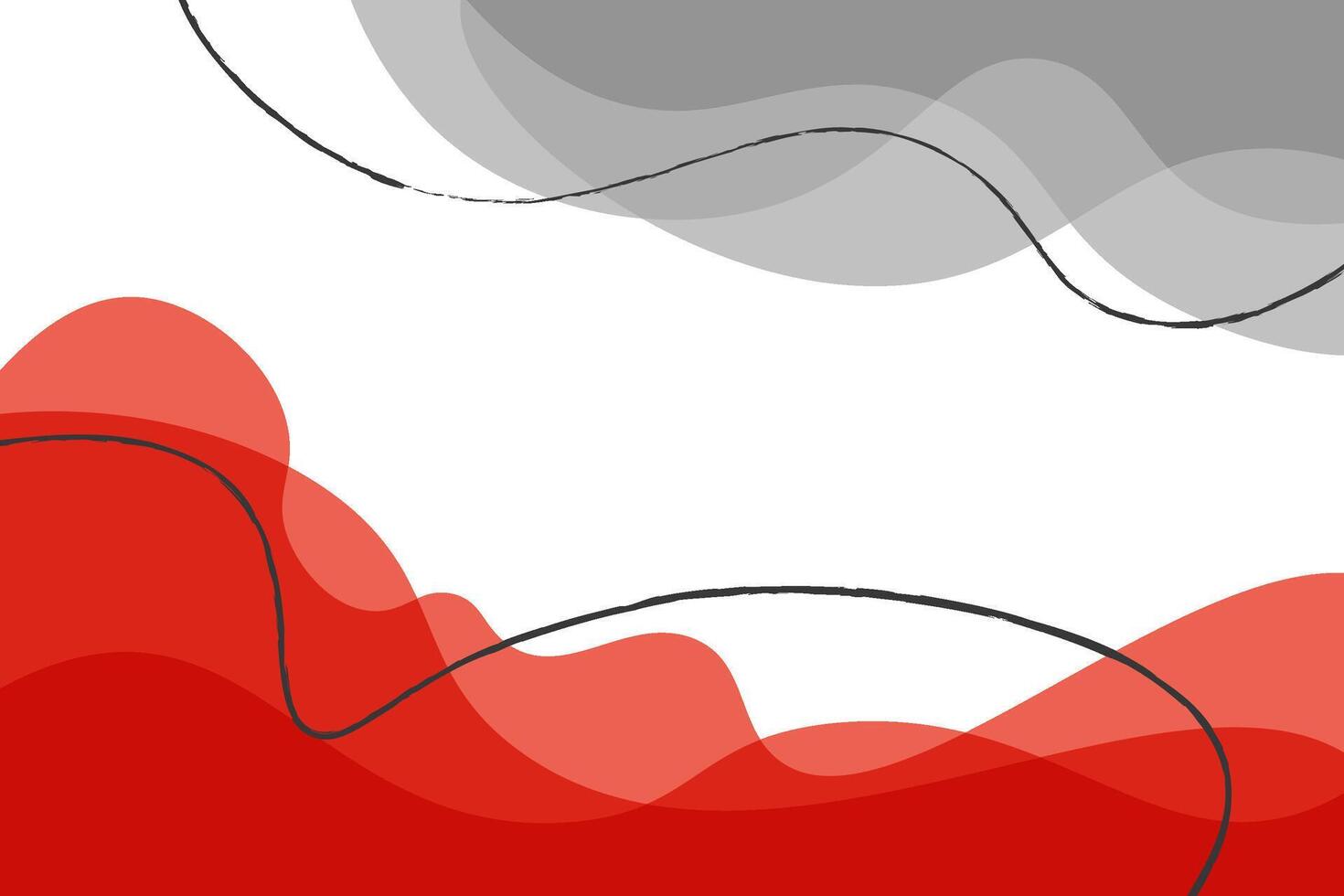 rouge et gris Contexte avec blanc élément vecteur