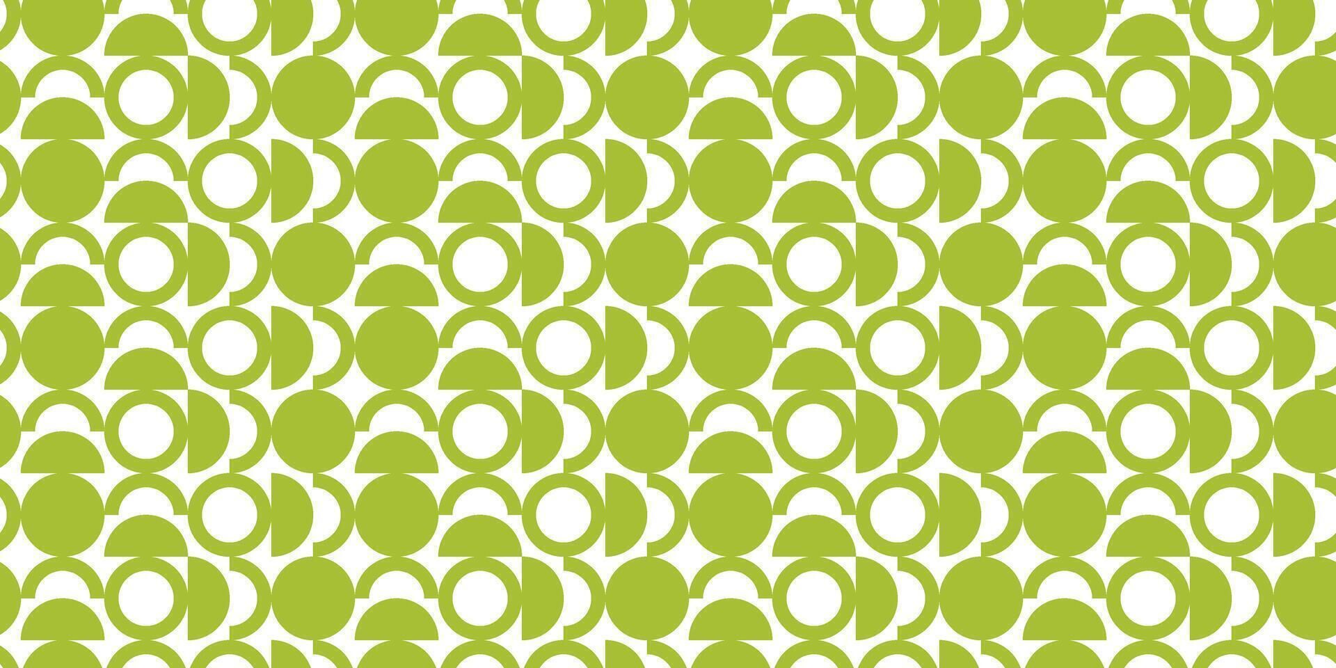 vert et blanc Contexte avec cercles vecteur
