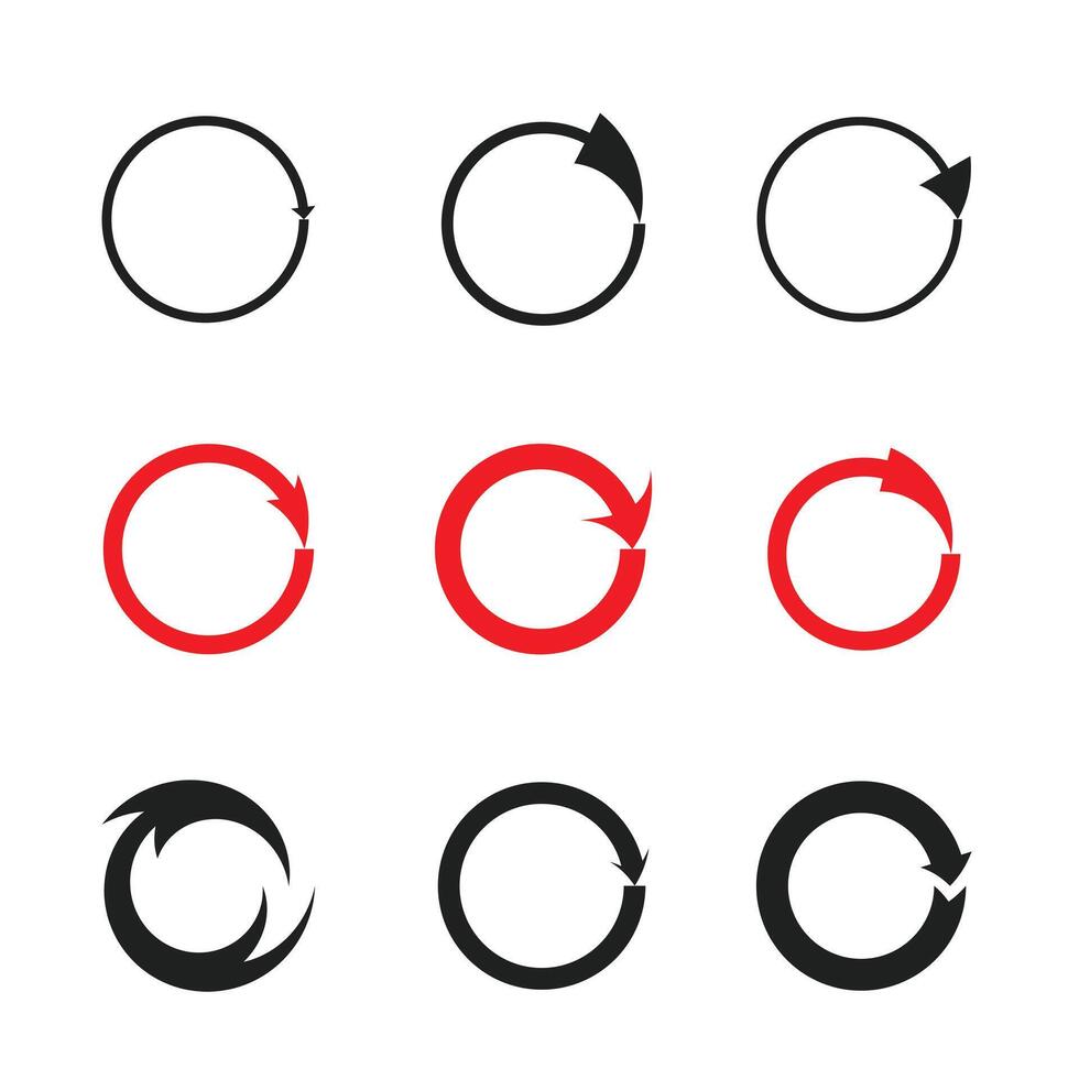 ensemble de grunge brosse élément conception, cercle logo conception vecteur