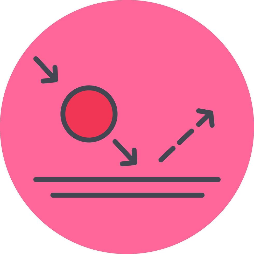 icône de vecteur de rebond