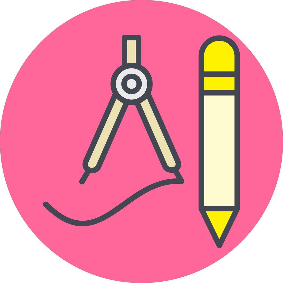 icône de vecteur d'outils de dessin