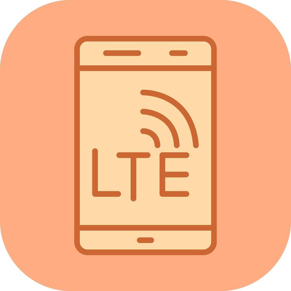 lte vecteur icône