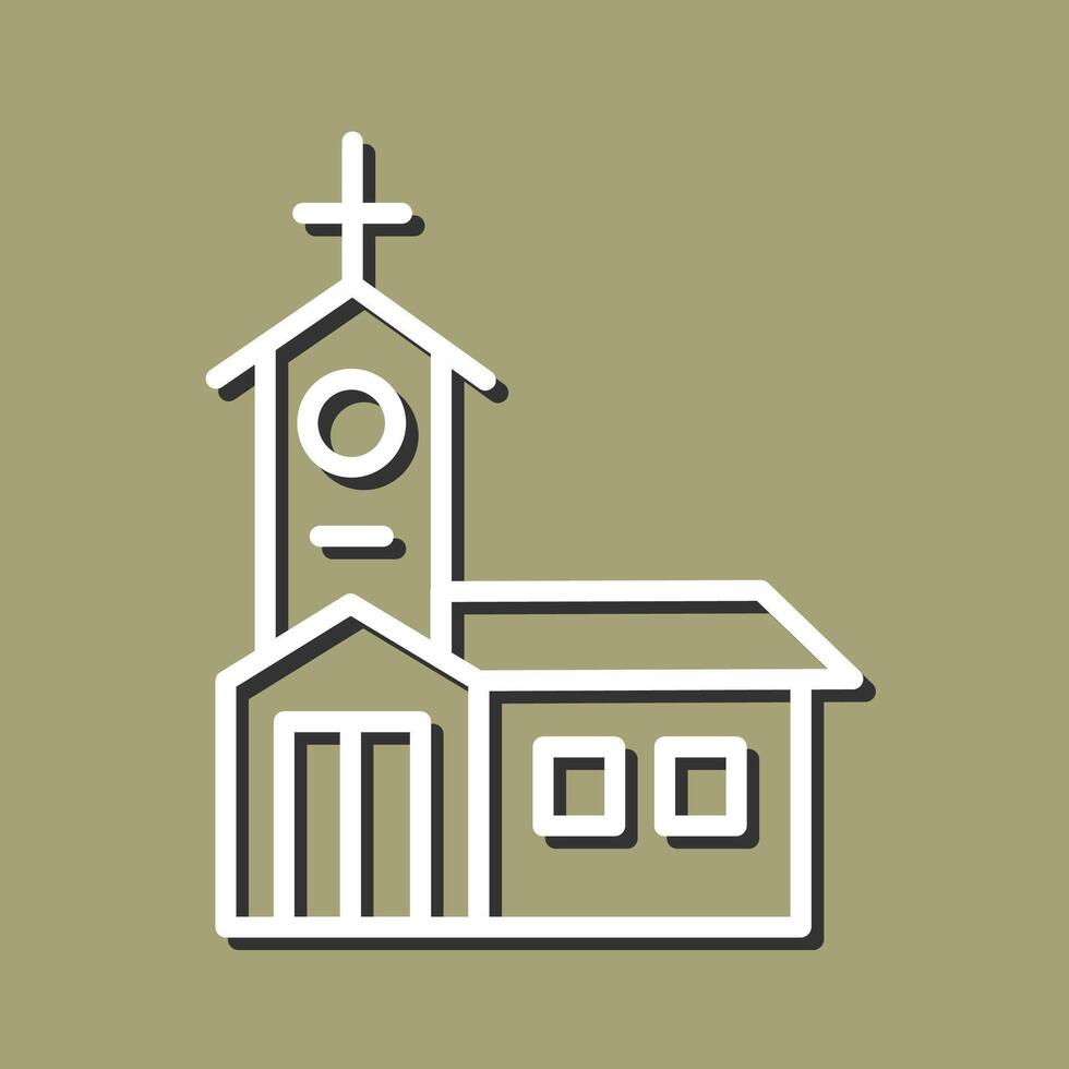 bâtiment église vecteur icône