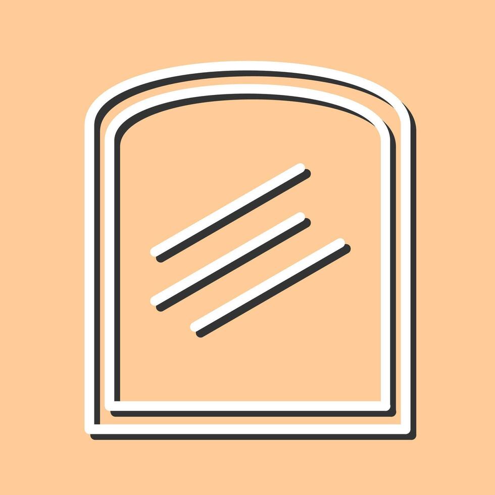icône de vecteur de pain grillé