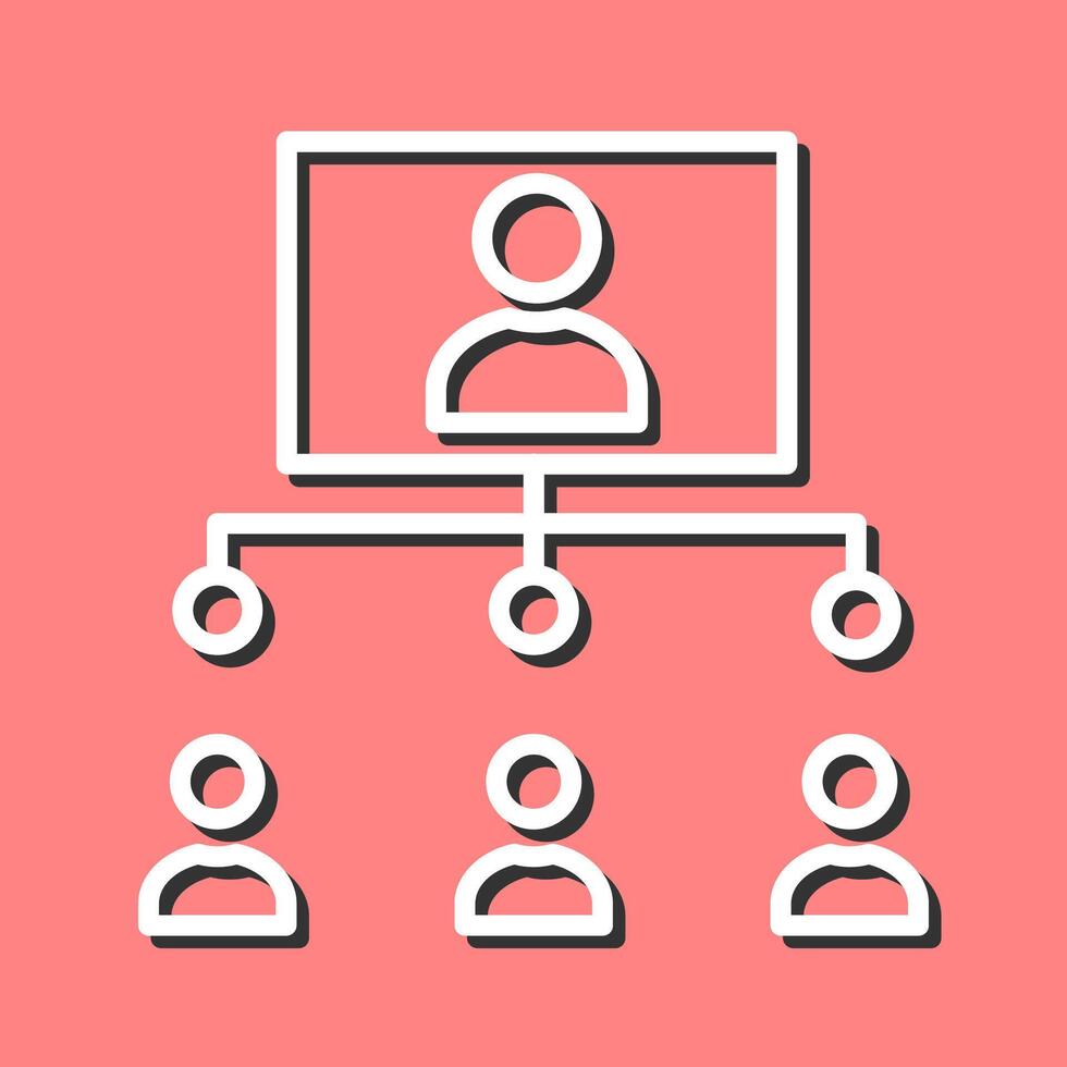 icône de vecteur de structure d'entreprise