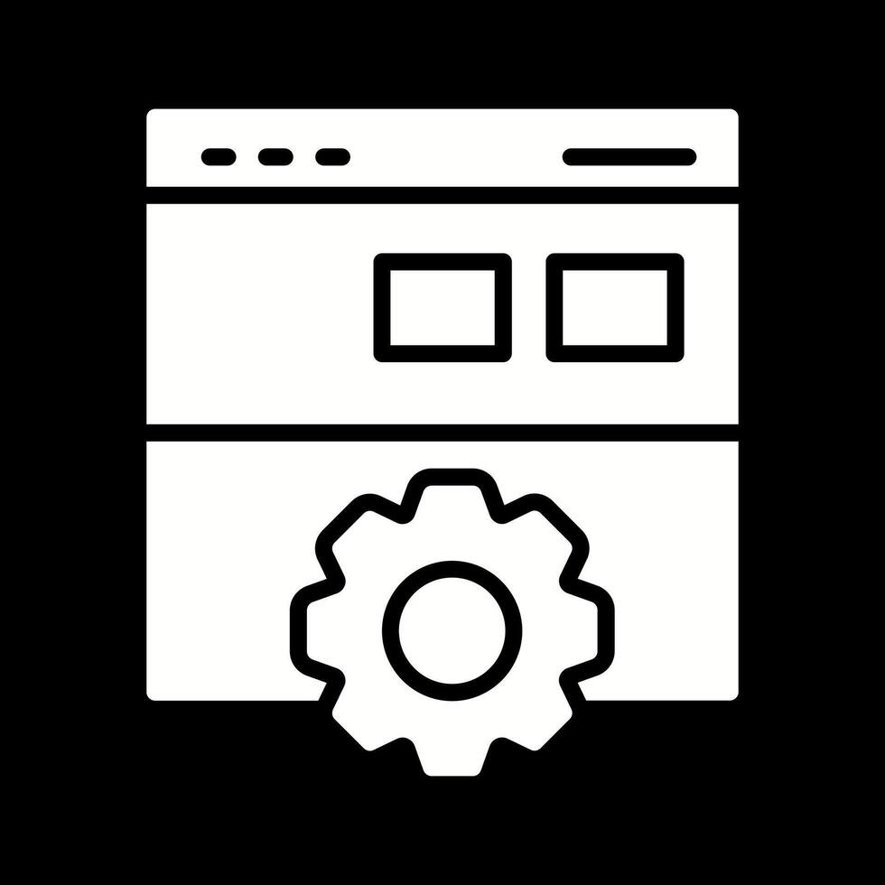 icône de vecteur de développement web