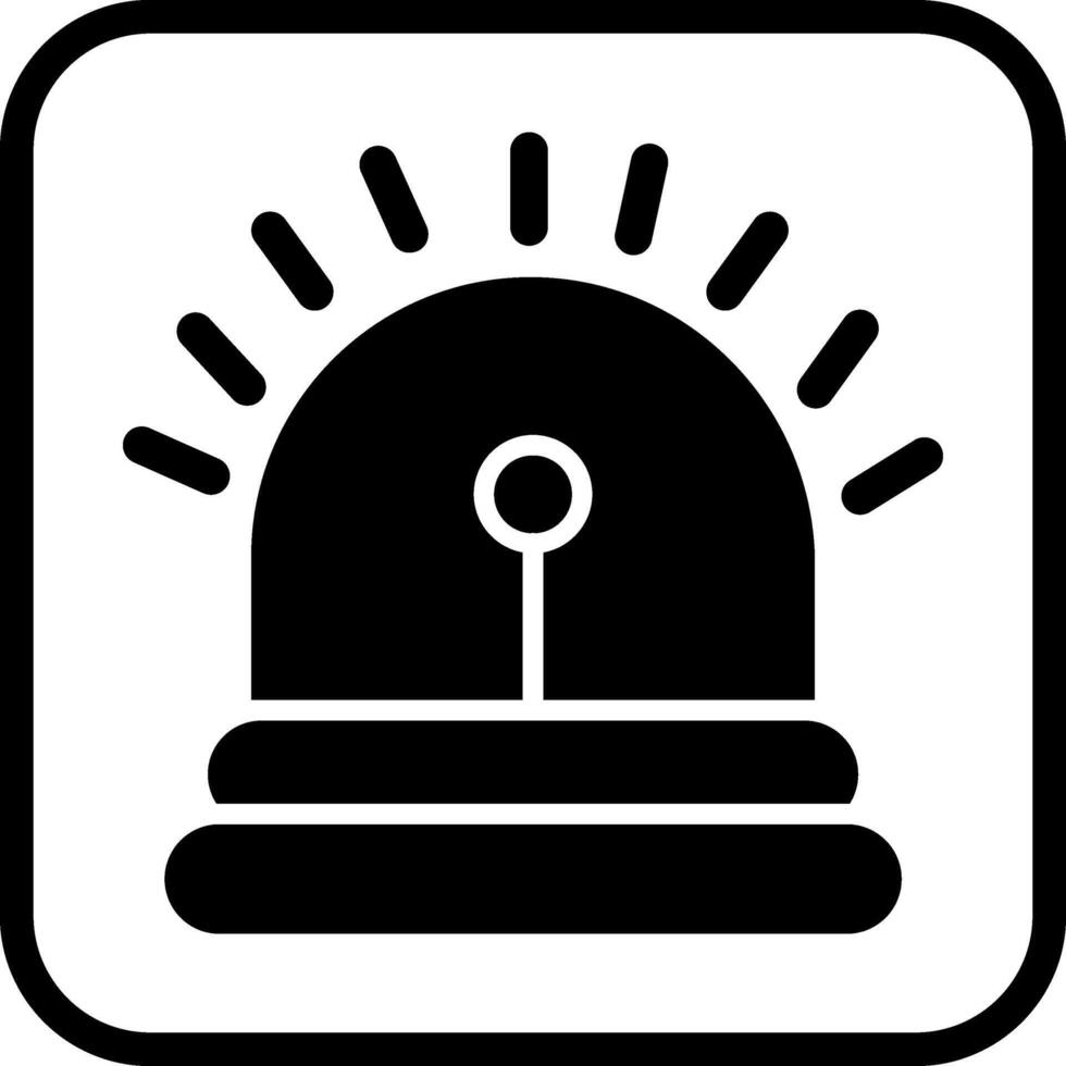 icône de vecteur de sirène