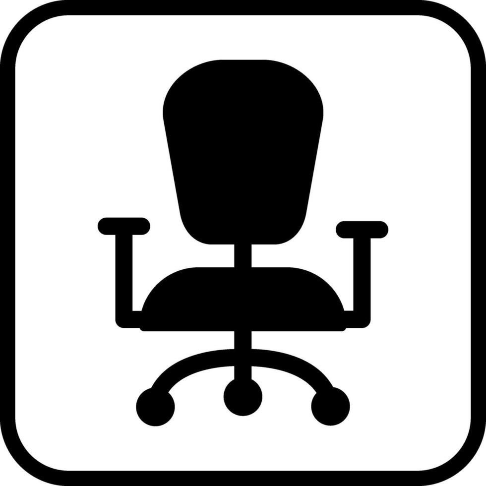 icône de vecteur de chaise ancienne