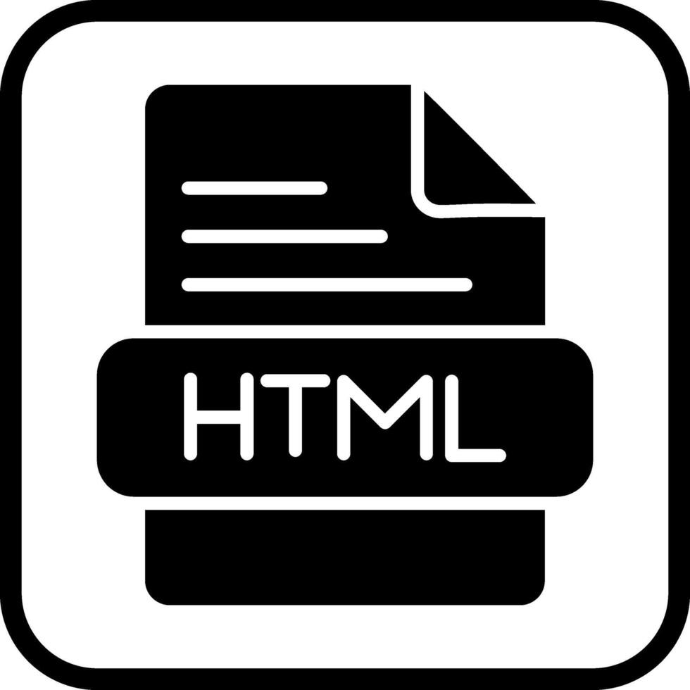 icône de vecteur html