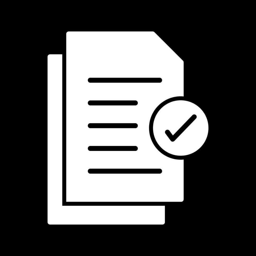 icône de vecteur de liste de rapport