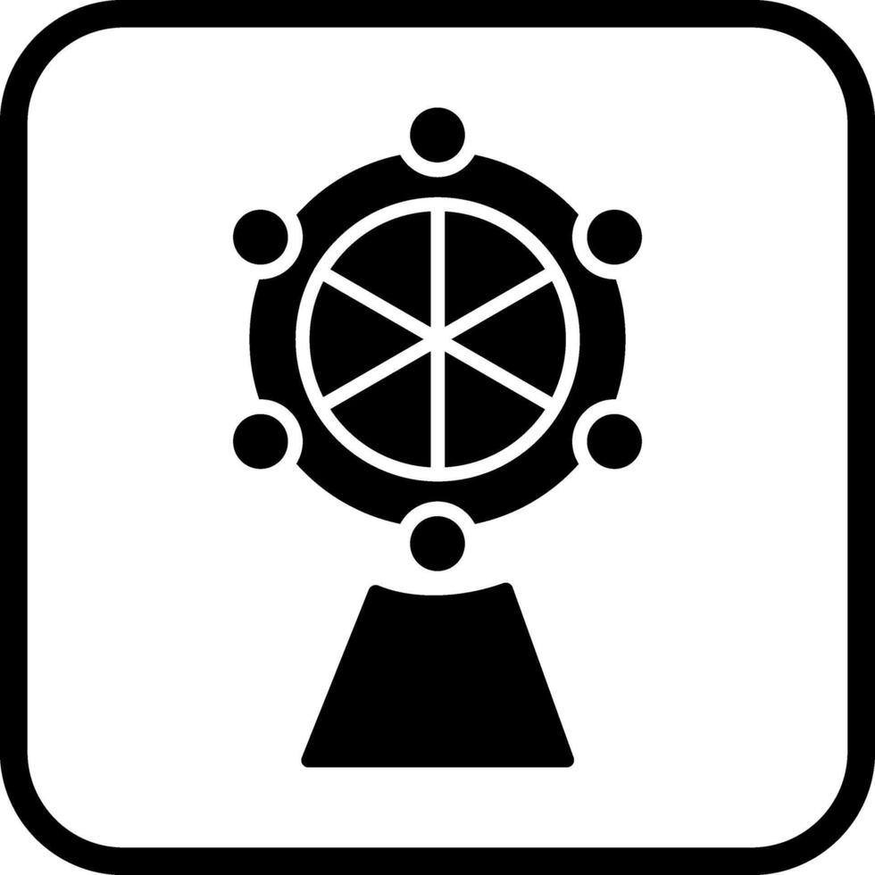 icône de vecteur de grande roue