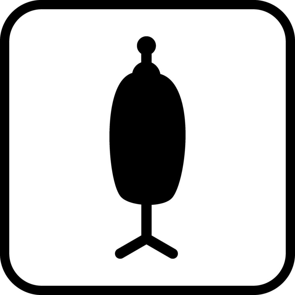 icône de vecteur de support de robe