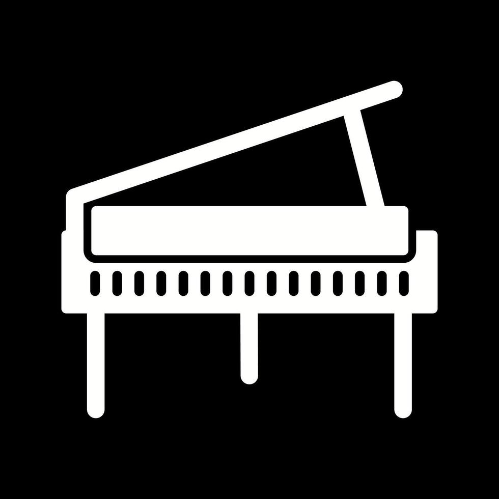 icône de vecteur de piano à queue