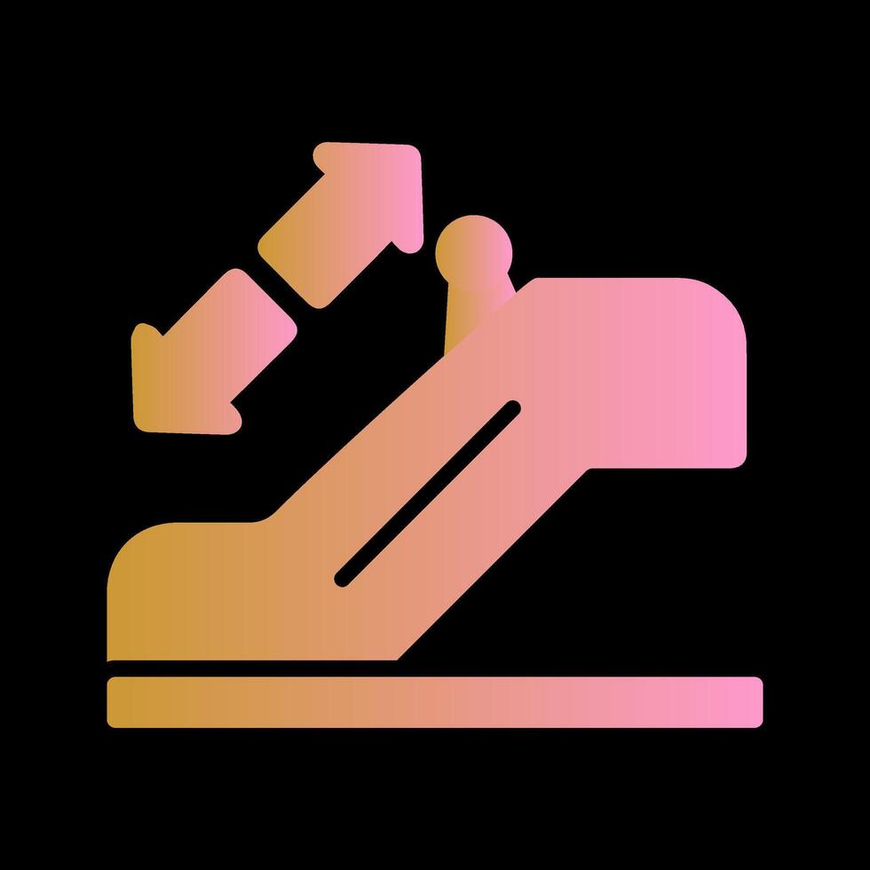icône de vecteur d'escalator horizontal