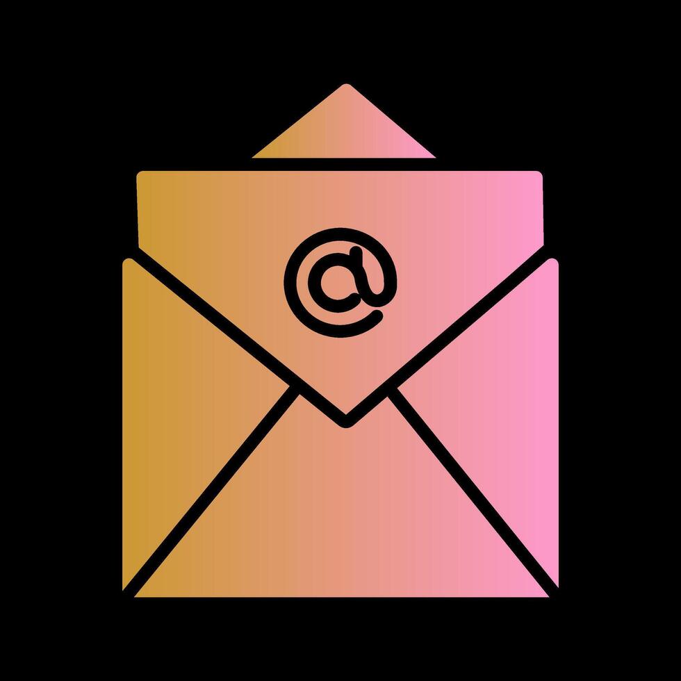 icône de vecteur d'emails