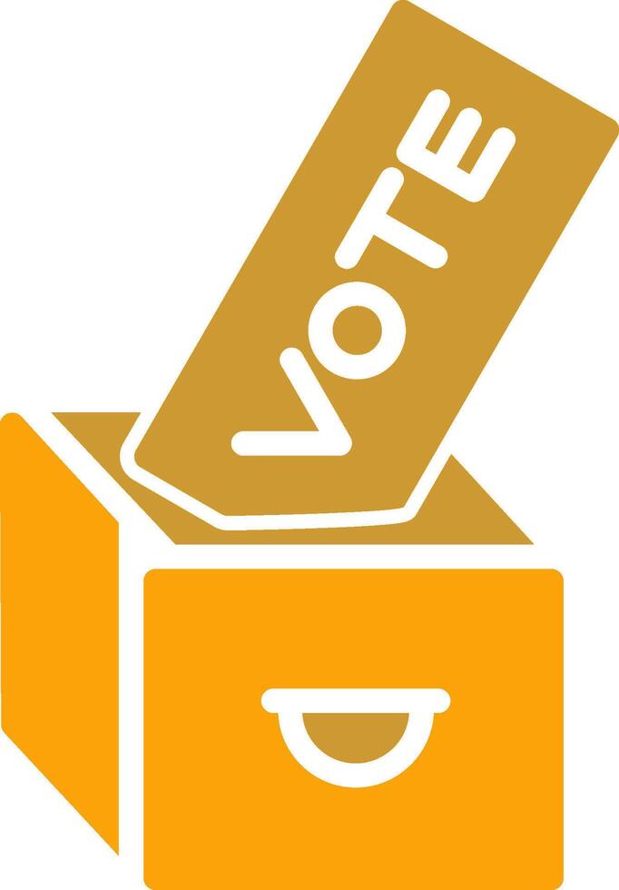 donnant voter vecteur icône