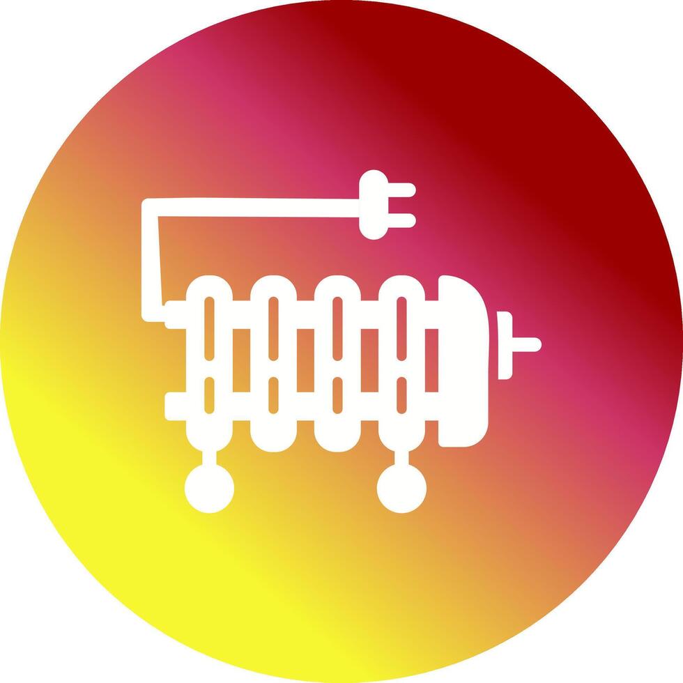 icône de vecteur de chauffage à l'huile
