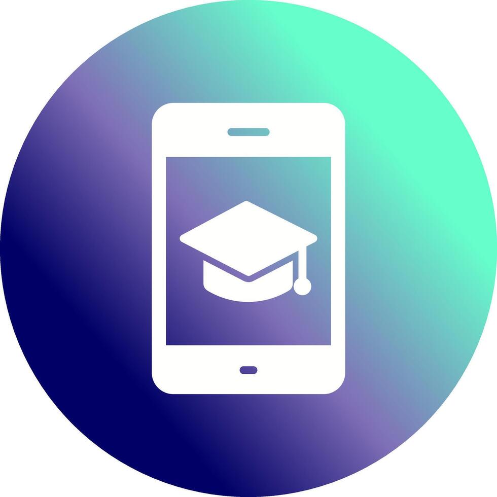 icône de vecteur d'application d'éducation