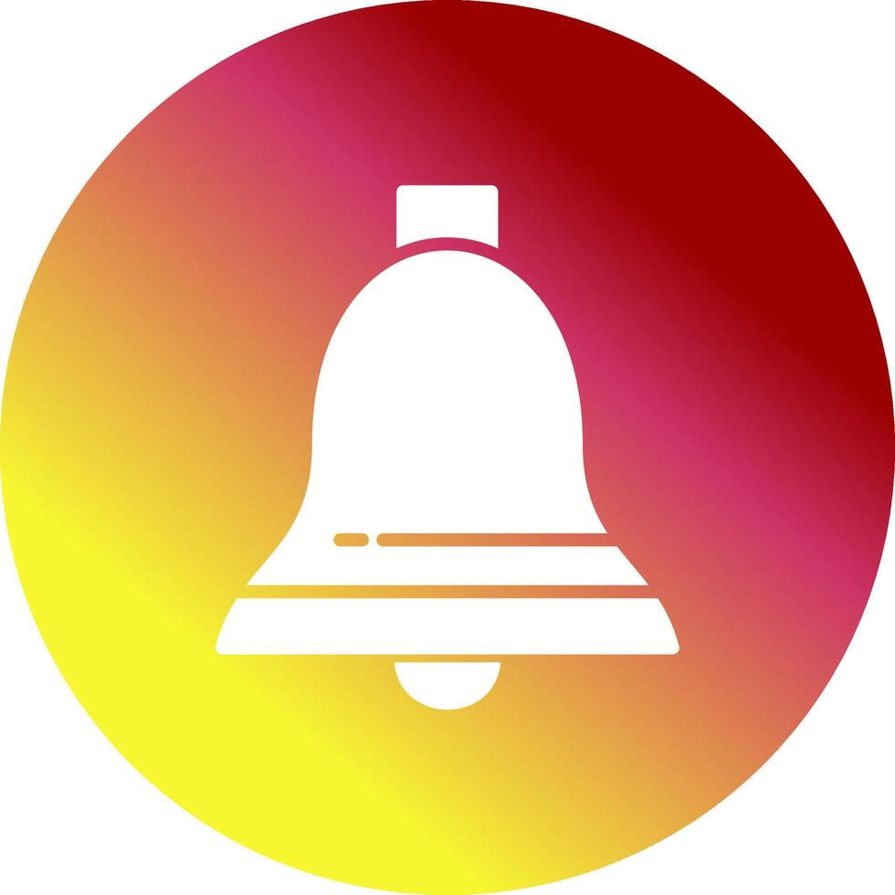 icône de vecteur de cloche d'église