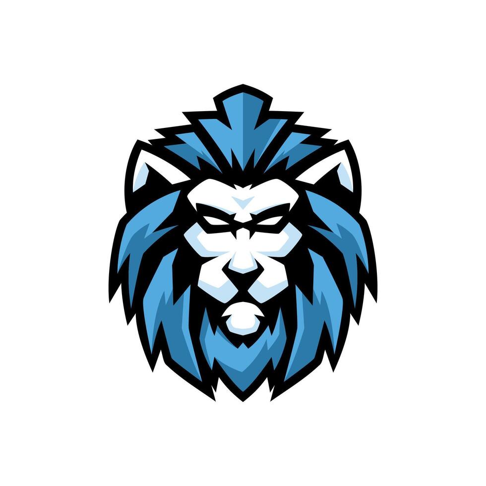 Lion esports logo modèle vecteur