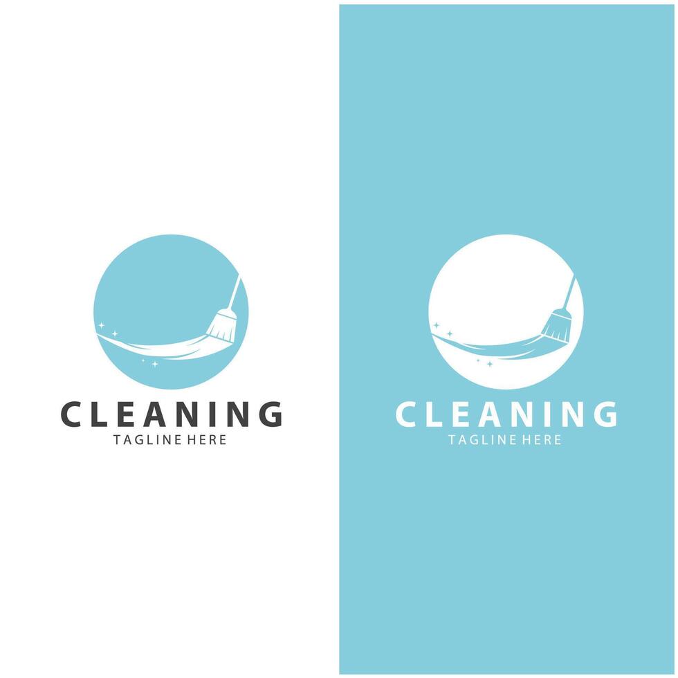 nettoyage logo nettoyage maison logo nettoyage fenêtre logo vecteur conception