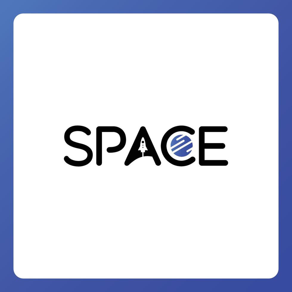 vecteur espace logo conception