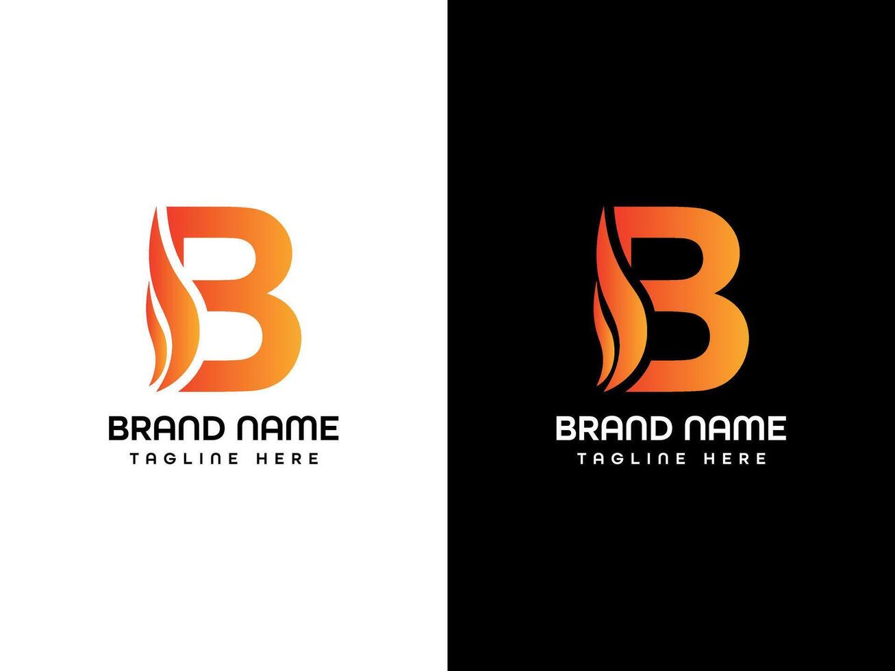 création de logo de lettre b vecteur
