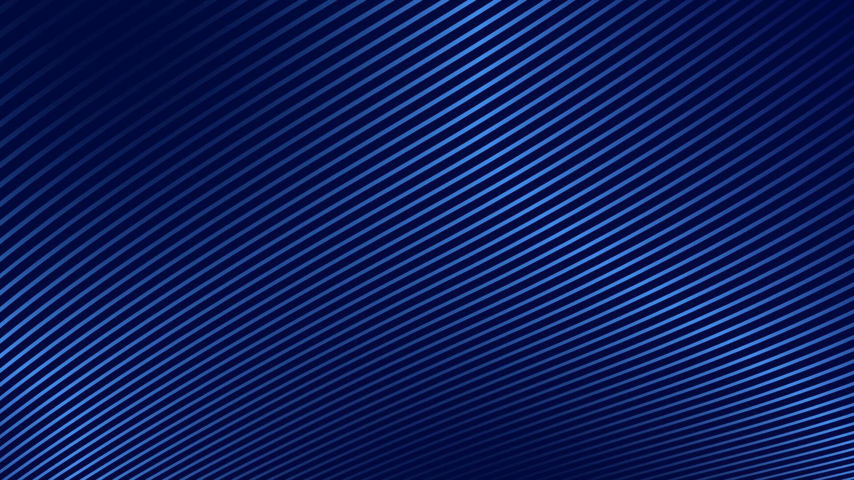 foncé bleu arrière-plan, abstrait géométrique lignes courbe conception. vecteur illustration