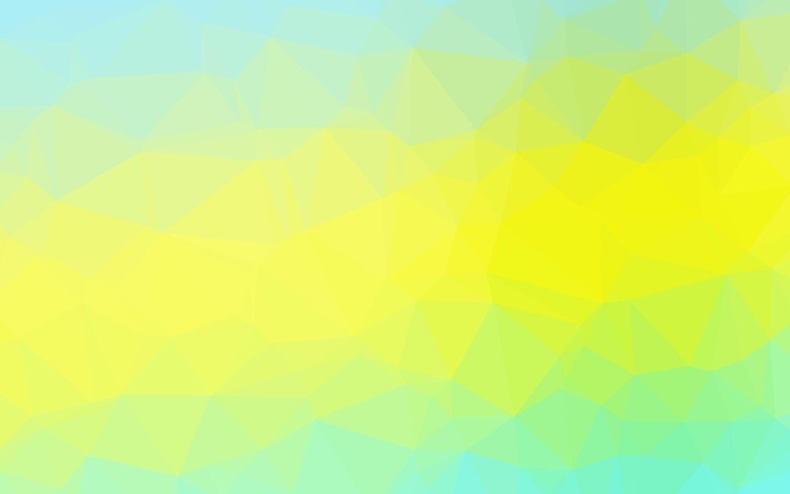 texture polygonale abstraite de vecteur vert clair, jaune.