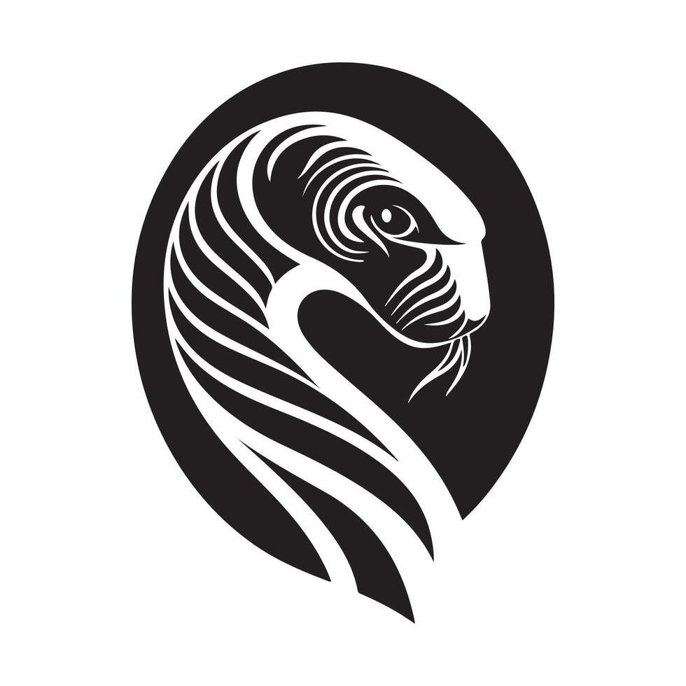mamba logo, conception isolé sur blanc arrière-plan, isolé sur blanc Contexte vecteur