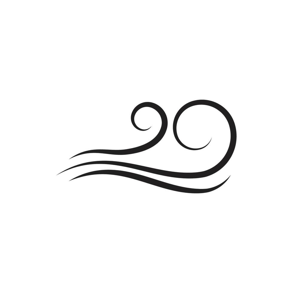 vent logo vecteur symbole conception