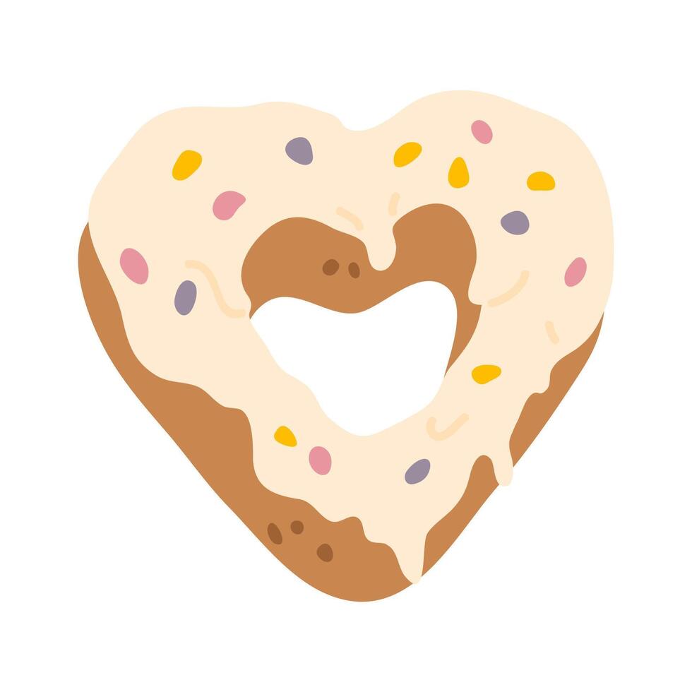 illustration griffonnage Donut vecteur