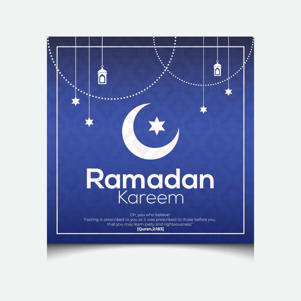 minimal Créatif A venir Ramadan social médias Publier conception dans 2024, Ramadan Publier conception, saint 30 Ramadan jour, Ramadan Moubarak, Ramadan kareem vecteur