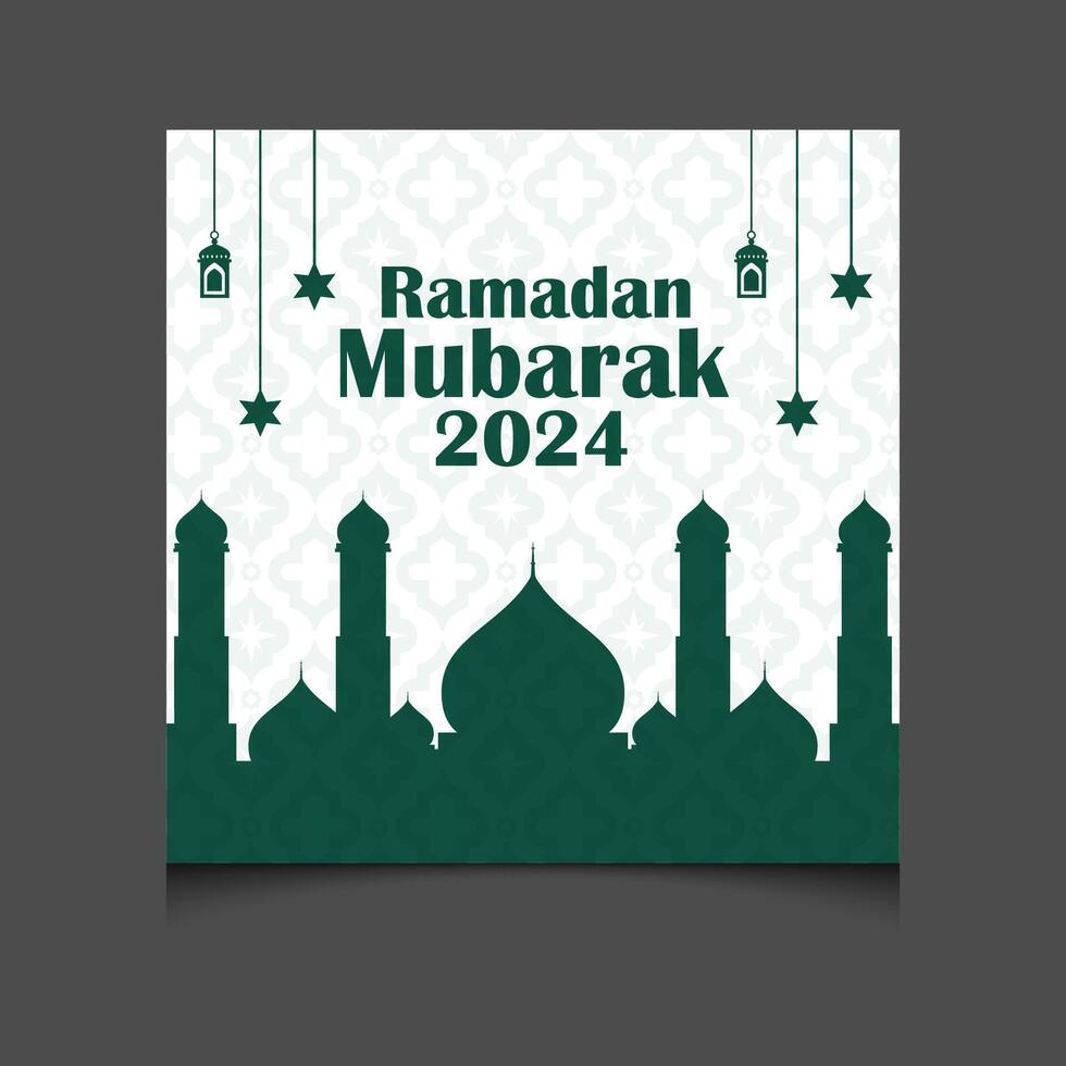 minimal Créatif A venir Ramadan social médias Publier conception dans 2024, Ramadan Publier conception, saint 30 Ramadan jour, Ramadan Moubarak, Ramadan kareem vecteur