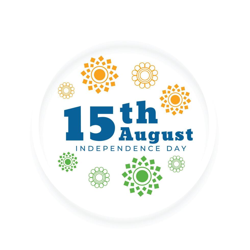 décoratif 15e août Indien indépendance journée Contexte vecteur