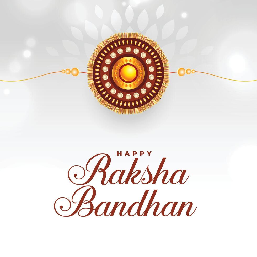 Indien Festival raksha bandhan Contexte avec réaliste rakhi conception vecteur