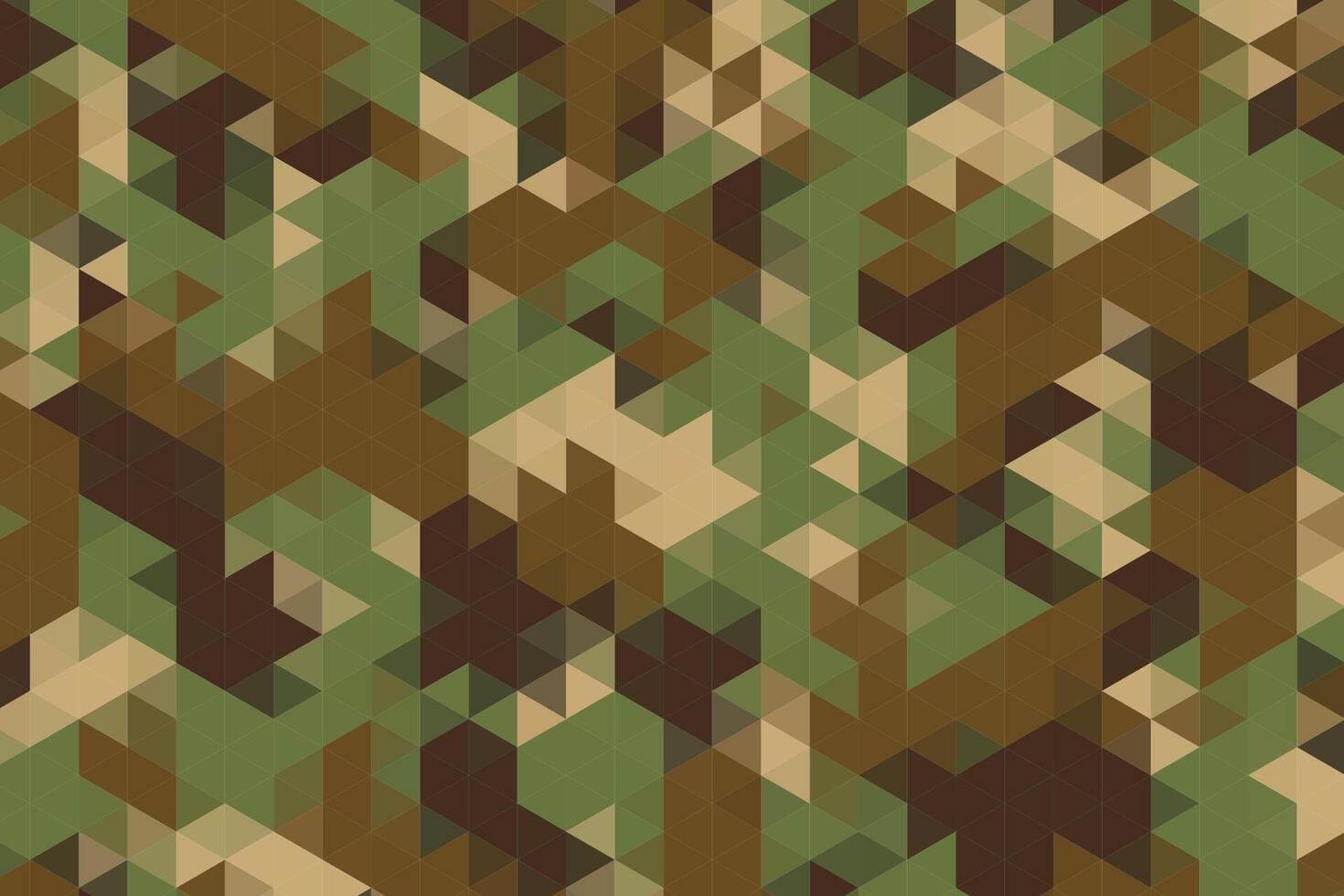 Triangles modèle dans camouflage militaire armée en tissu style texture vecteur