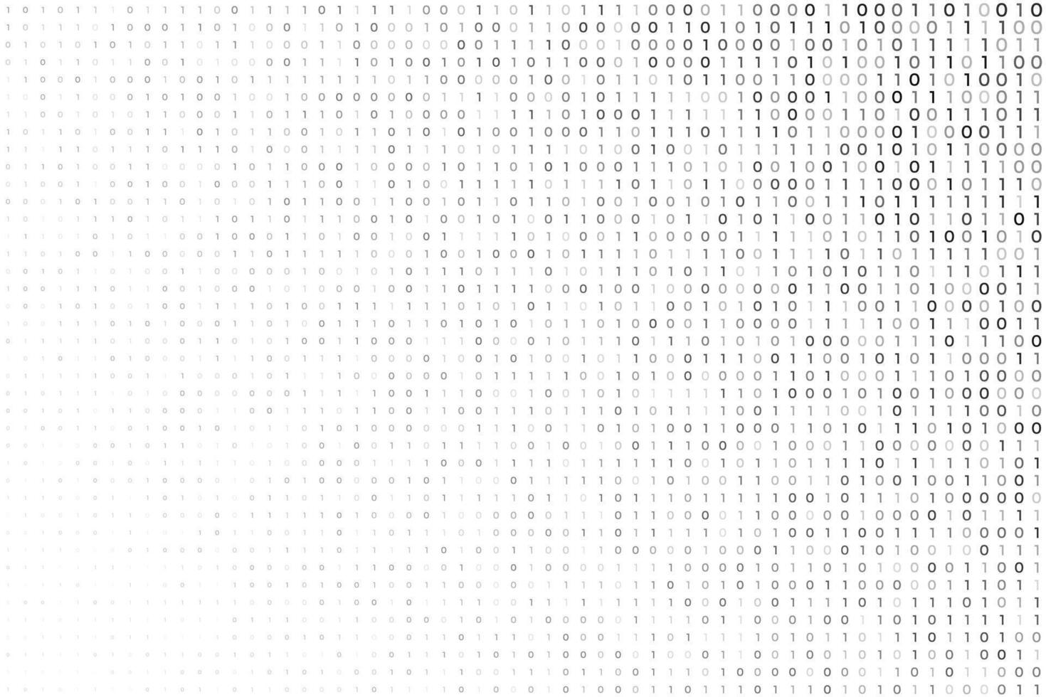 numérique blanc Contexte avec binaire code Nombres vecteur