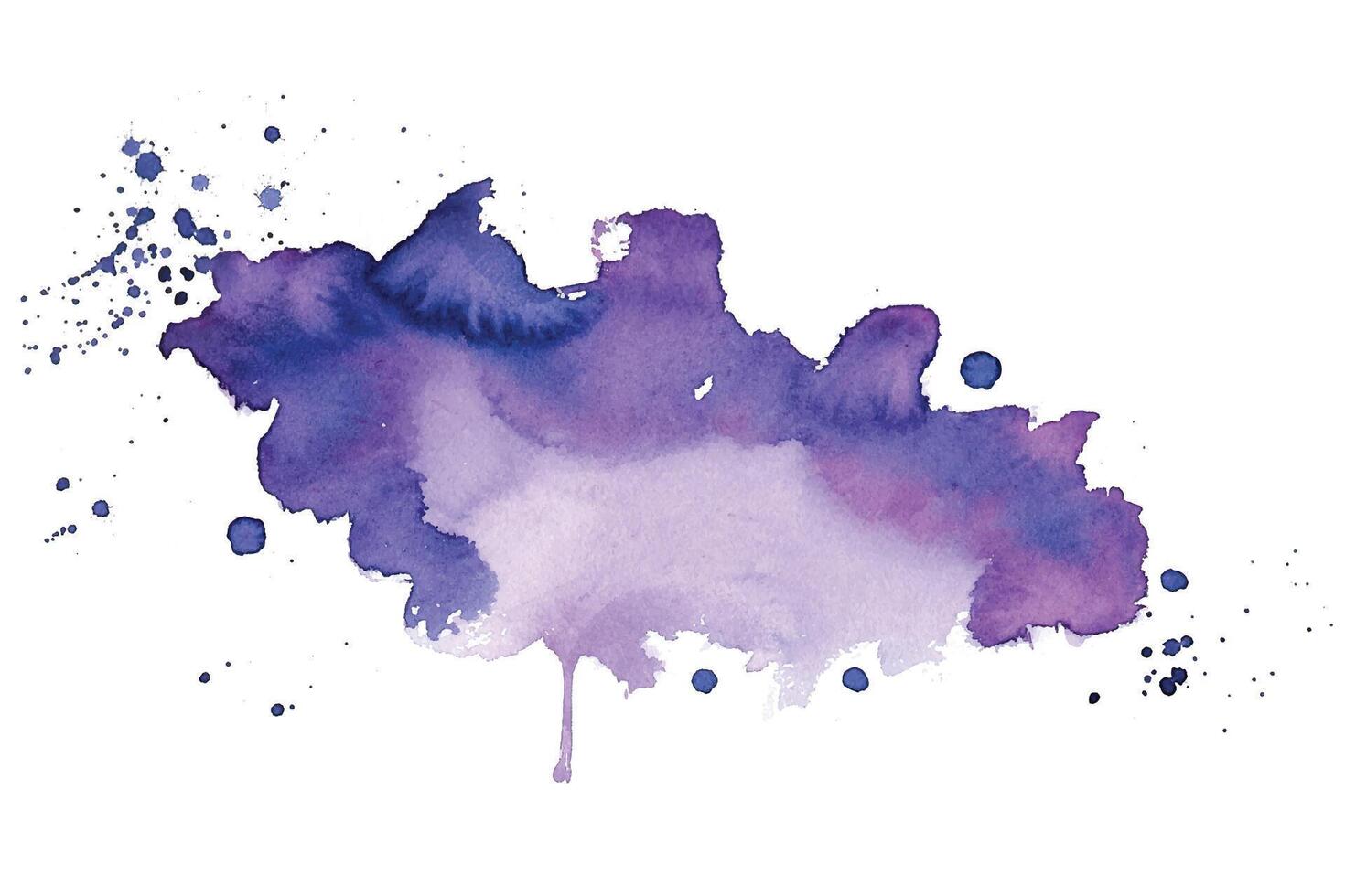 violet aquarelle tache texture abstrait Contexte conception vecteur