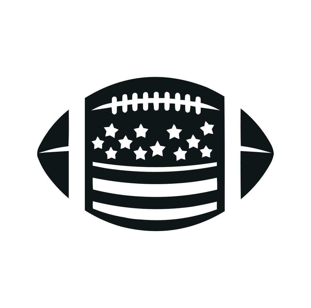 américain Football vecteur silhouette style