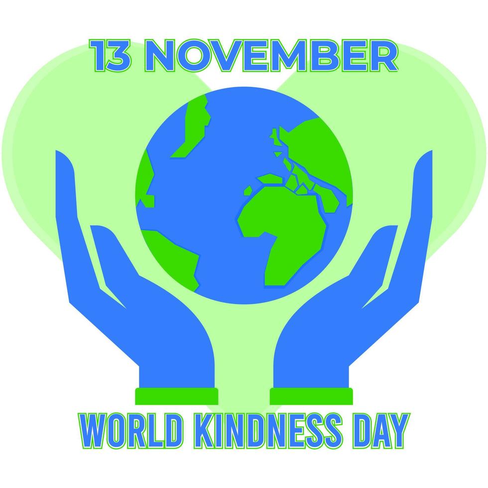 journée mondiale de la gentillesse 13 novembre vecteur